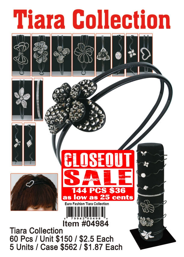 Tiara Collection - Closeout 144 Pcs.